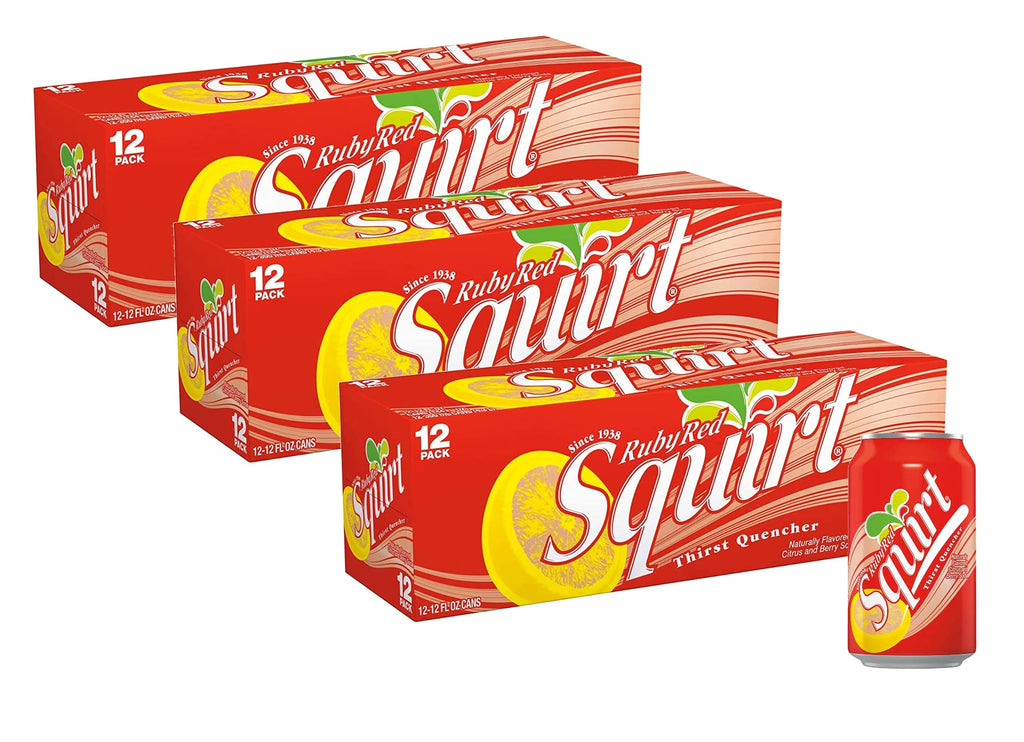 Ruby Red Grapefruit Soda Cans 36 Count S175435