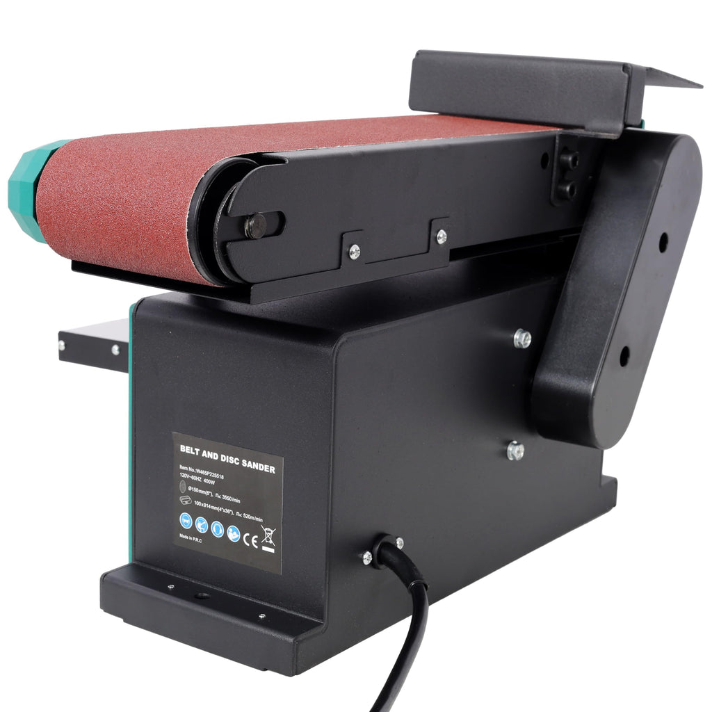 4" x 36" Belt and 6" Disc Benchtop Sander T856802