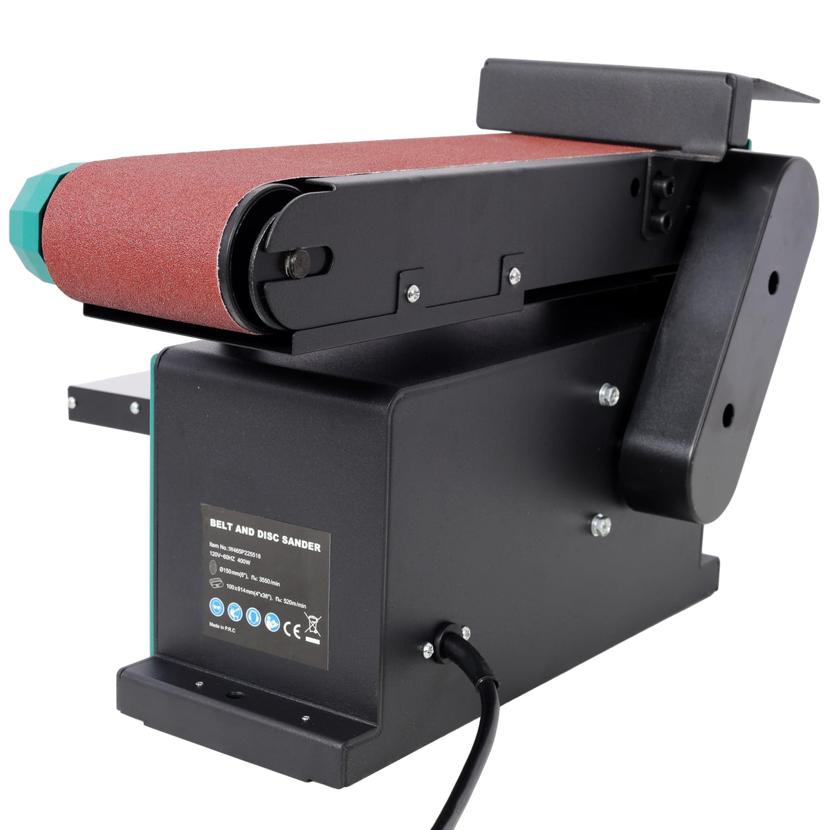 4" x 36" Belt and 6" Disc Benchtop Sander T856802