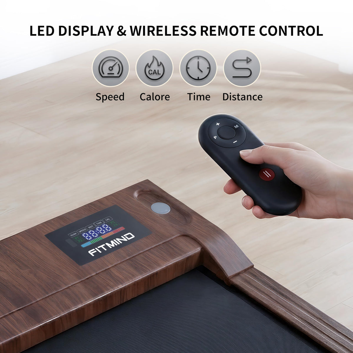 2 in 1 Under Desk Treadmill 2.5HP Portable Treadmill H237