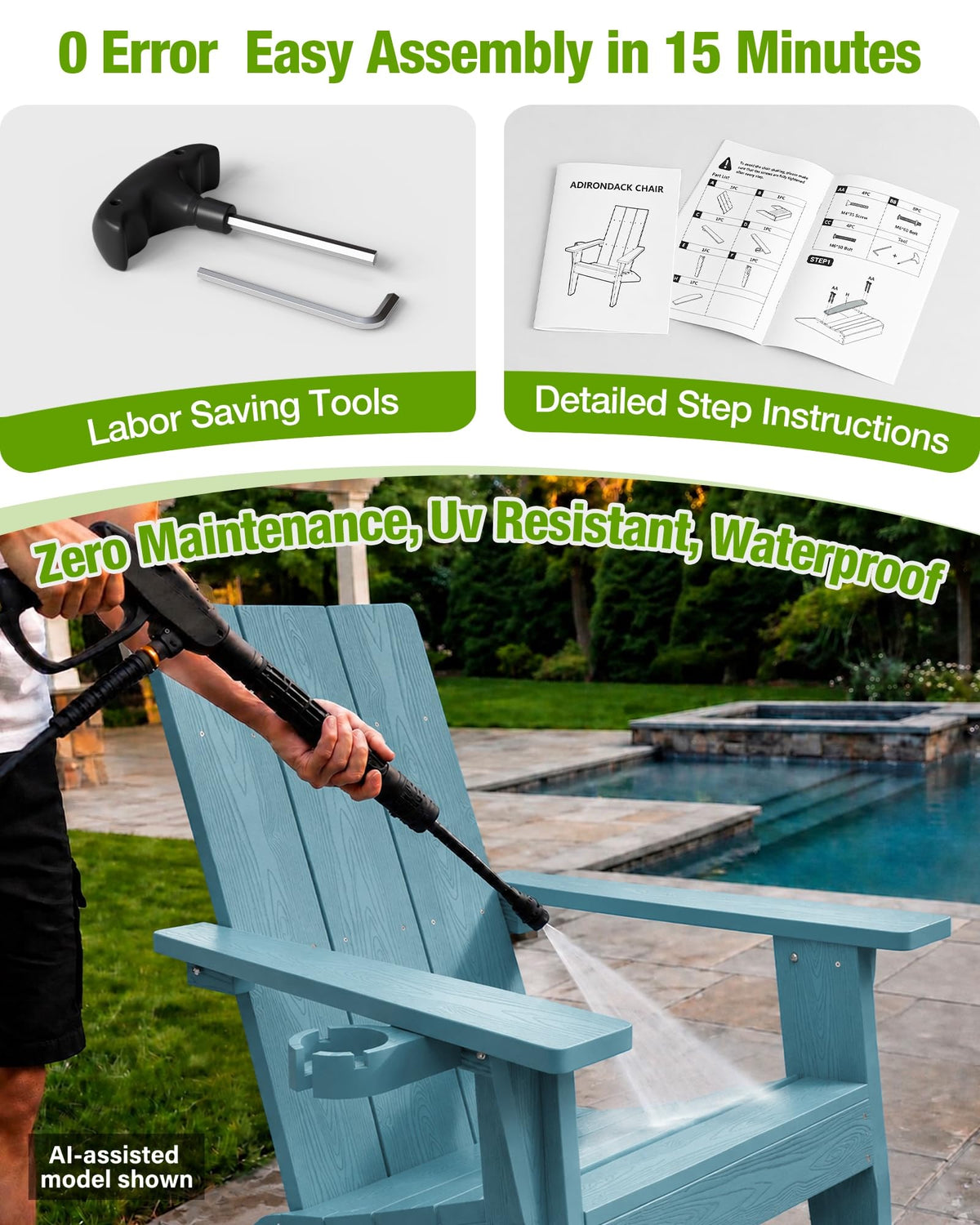 Oversized Adirondack Chair H6699
