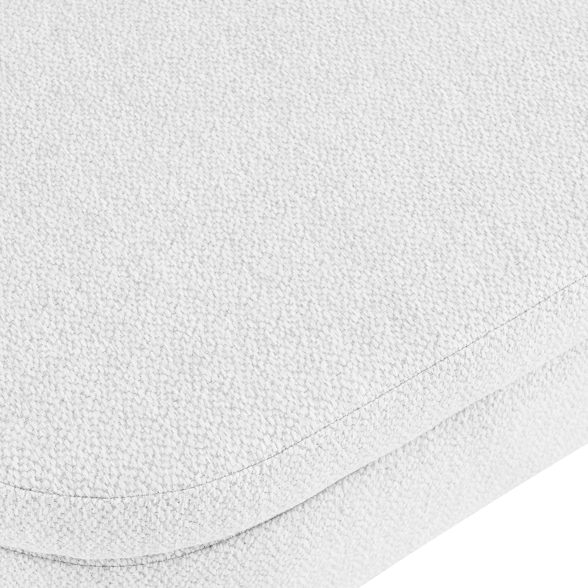 White Storage Bench with Rubber Wood Legs A7117