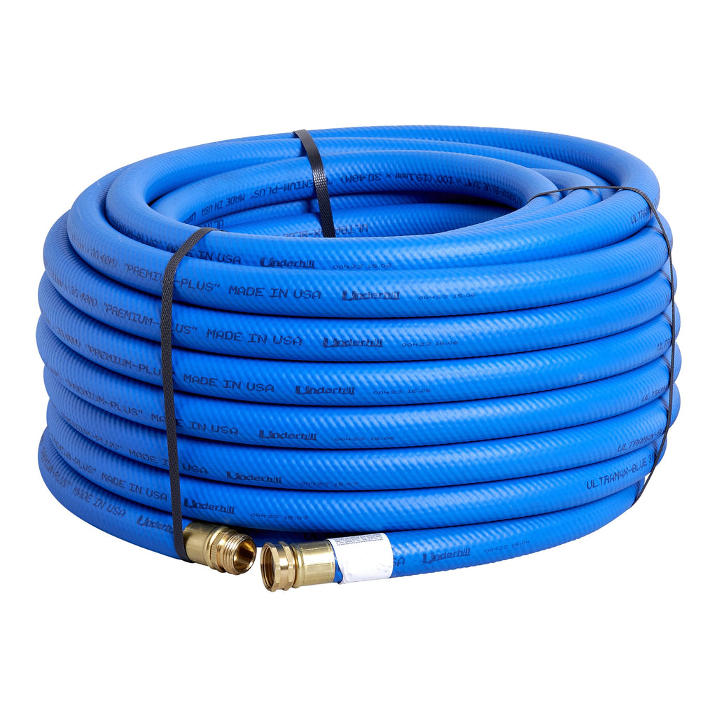 Blue 100 ft Lightweight Flexible Anti-Kink Garden Water Hose I95639