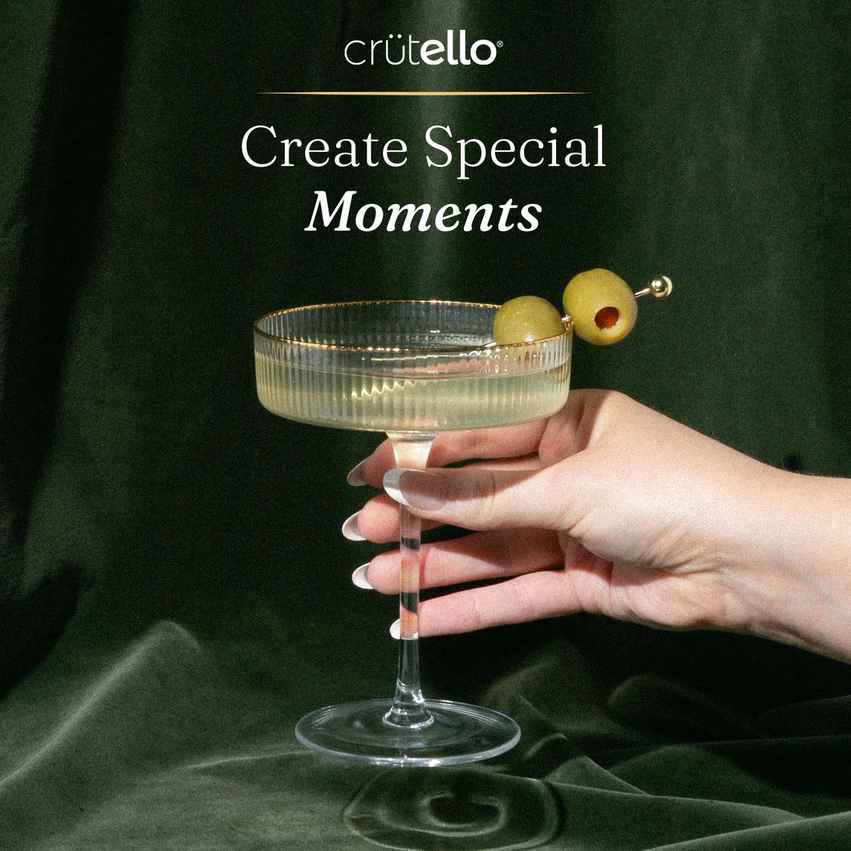 Champagne Coupe Glasses Set of 4 D752427