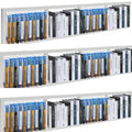 34 Inch White Metal CD Storage Shelf B1495