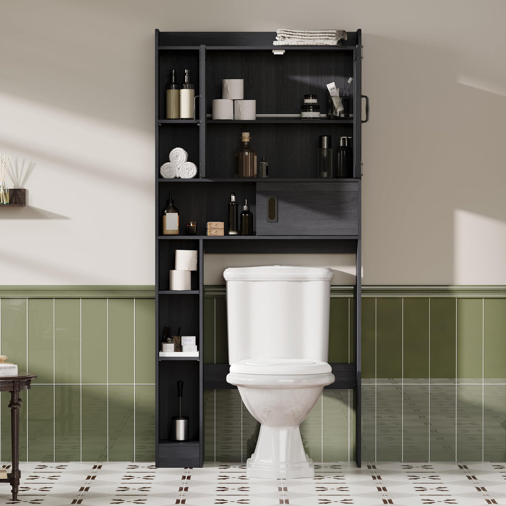 Over The Toilet Storage Cabinet with Sliding Door I2532