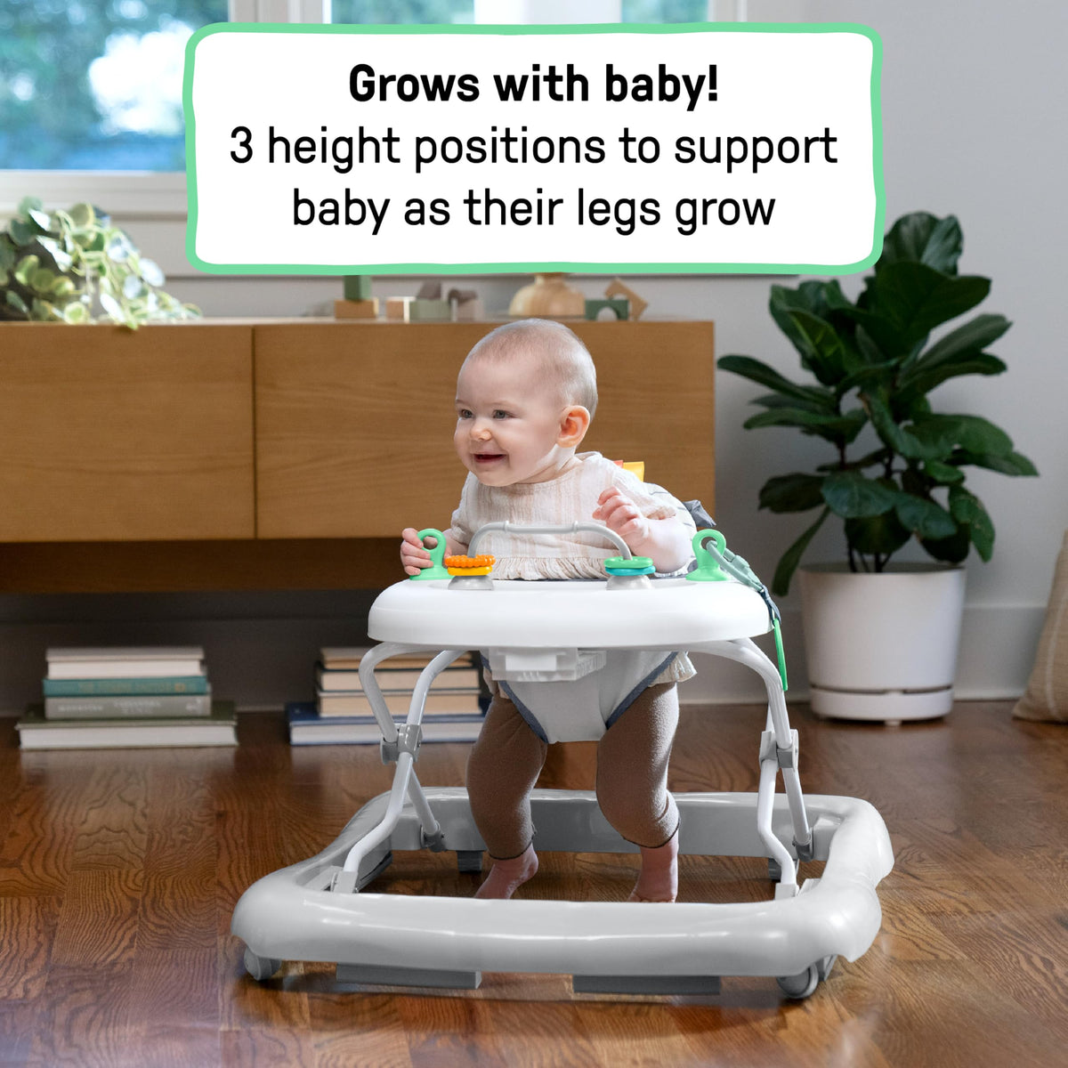 Baby Walker with 3 Adjustable Heights A77015
