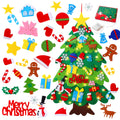 Felt Christmas Tree with 34 Ornaments L79477