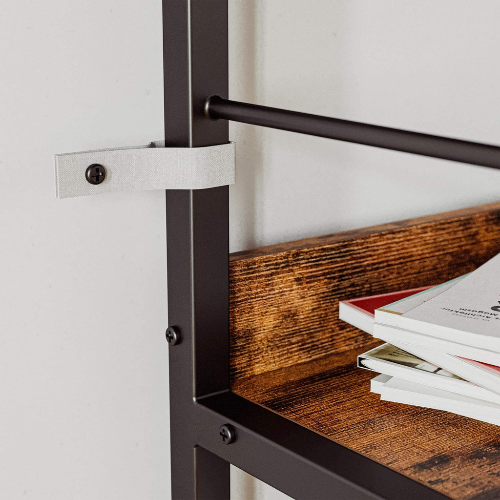 5 Tier Metal Frame Ladder Bookcase D33216