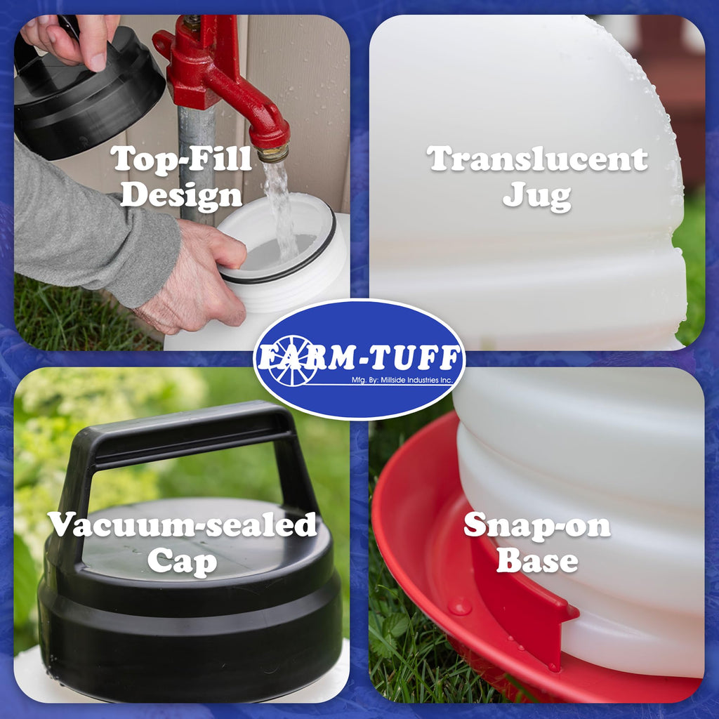 3 Gallon BPA-Free Plastic Hanging Chicken Waterer L145417