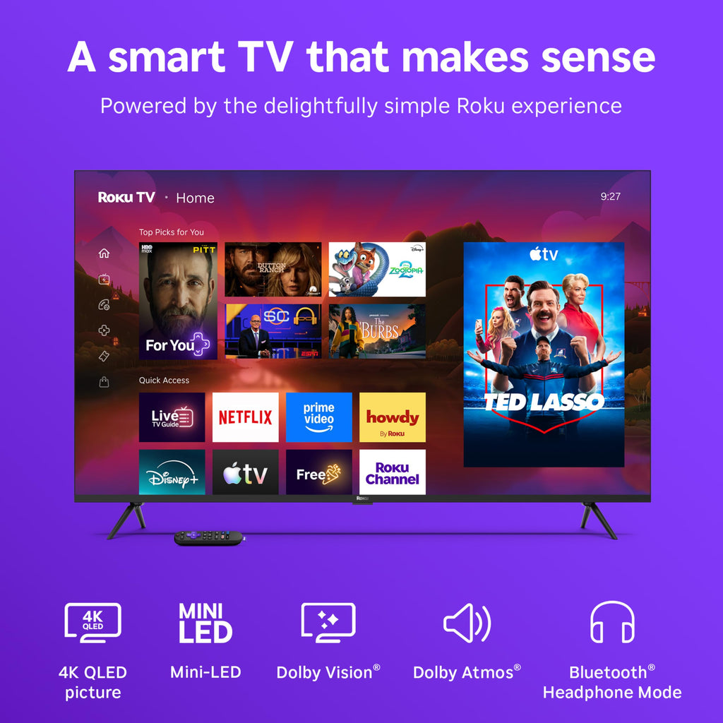 55-Inch 4K QLED Mini-LED Smart TV M3752