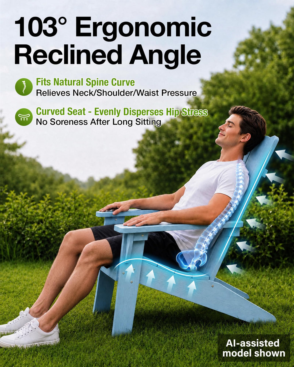 Oversized Adirondack Chair H6699