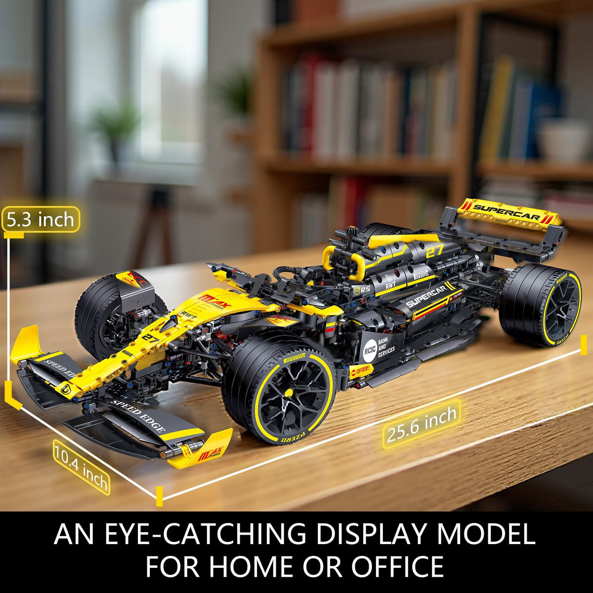 1:8 Scale 1650+ PCS Racing Car Building Kit B415