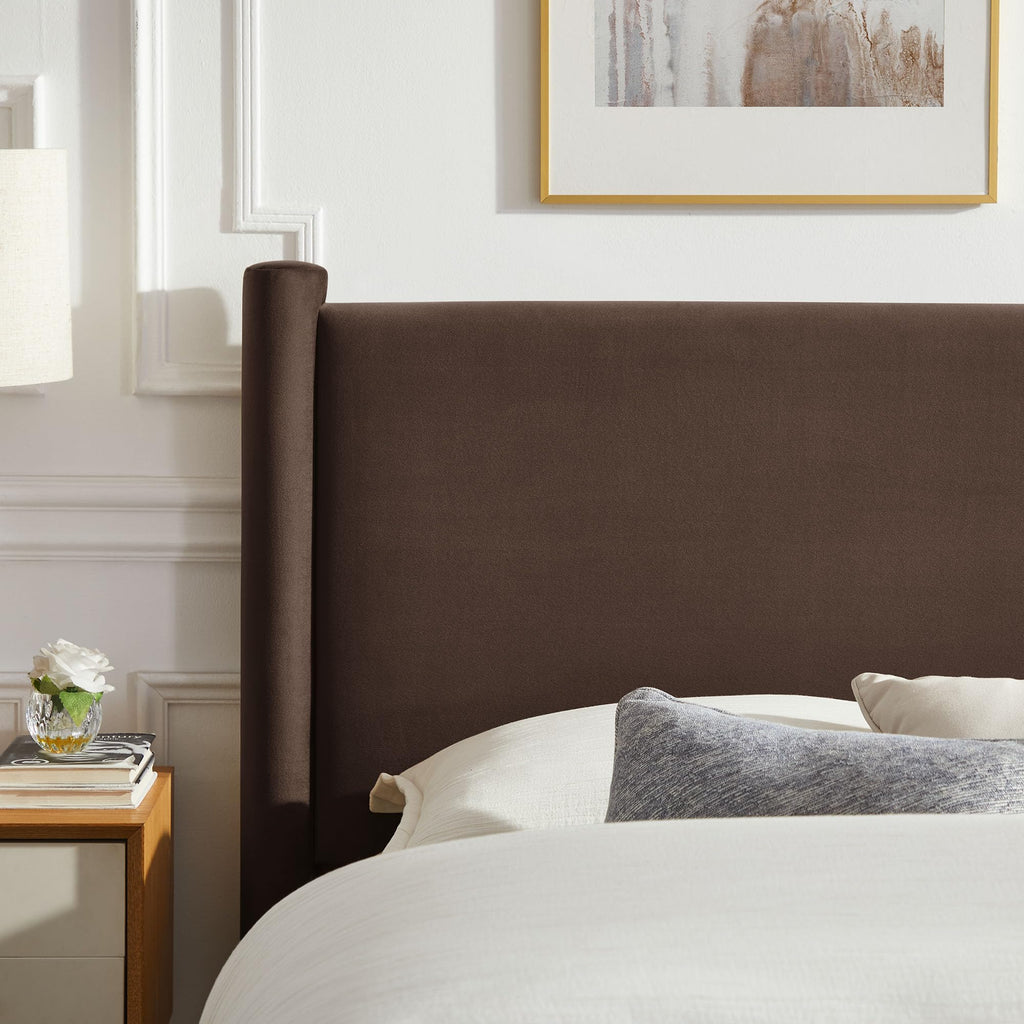 King Size Upholstered Platform Bed Frame with Headboard and Footboard Z5708