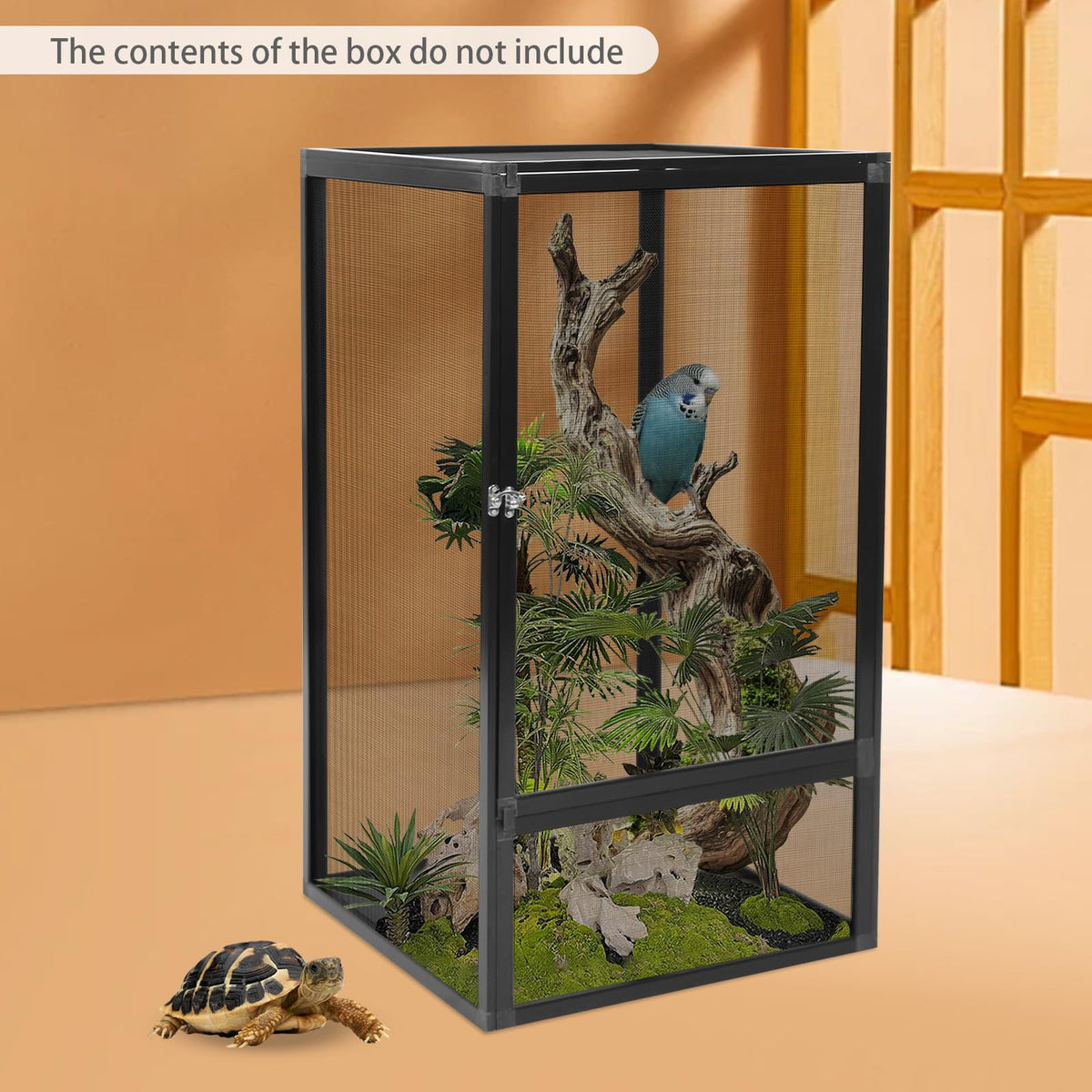 Reptile Mesh Cage Screen Terrarium Enclosure S5516