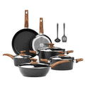 12 Pcs Non Stick Induction Cookware Set A1733