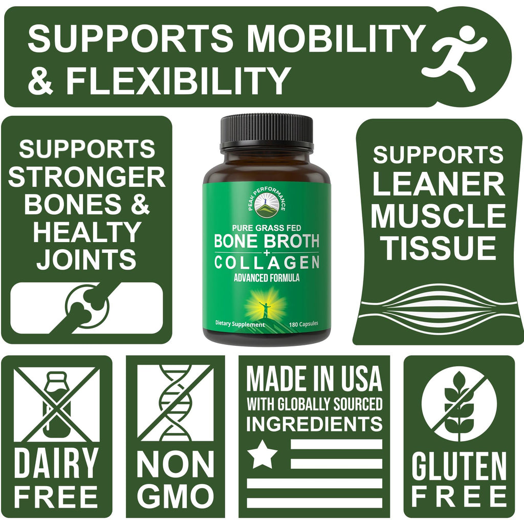 Bone Broth Collagen Capsules Supplement Y958
