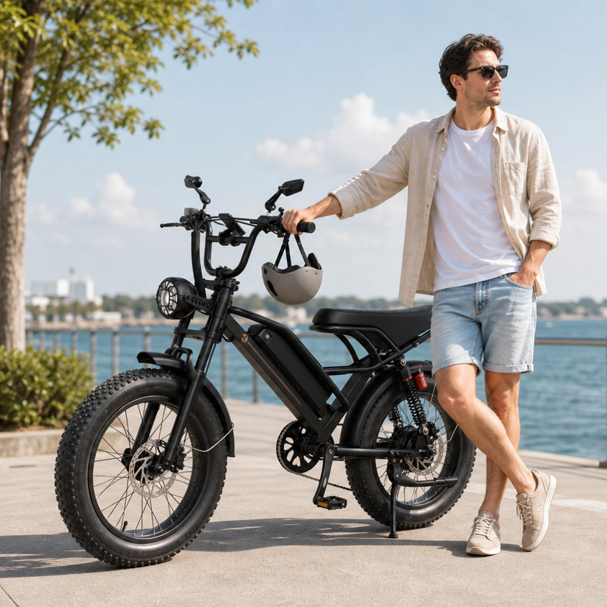 Electric Bike, 3000W Peak, 90 Miles & 38MPH J78502