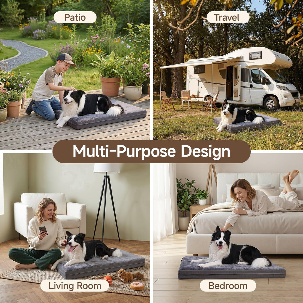 Waterproof Washable Reversible Dog Crate Bed Pad K612