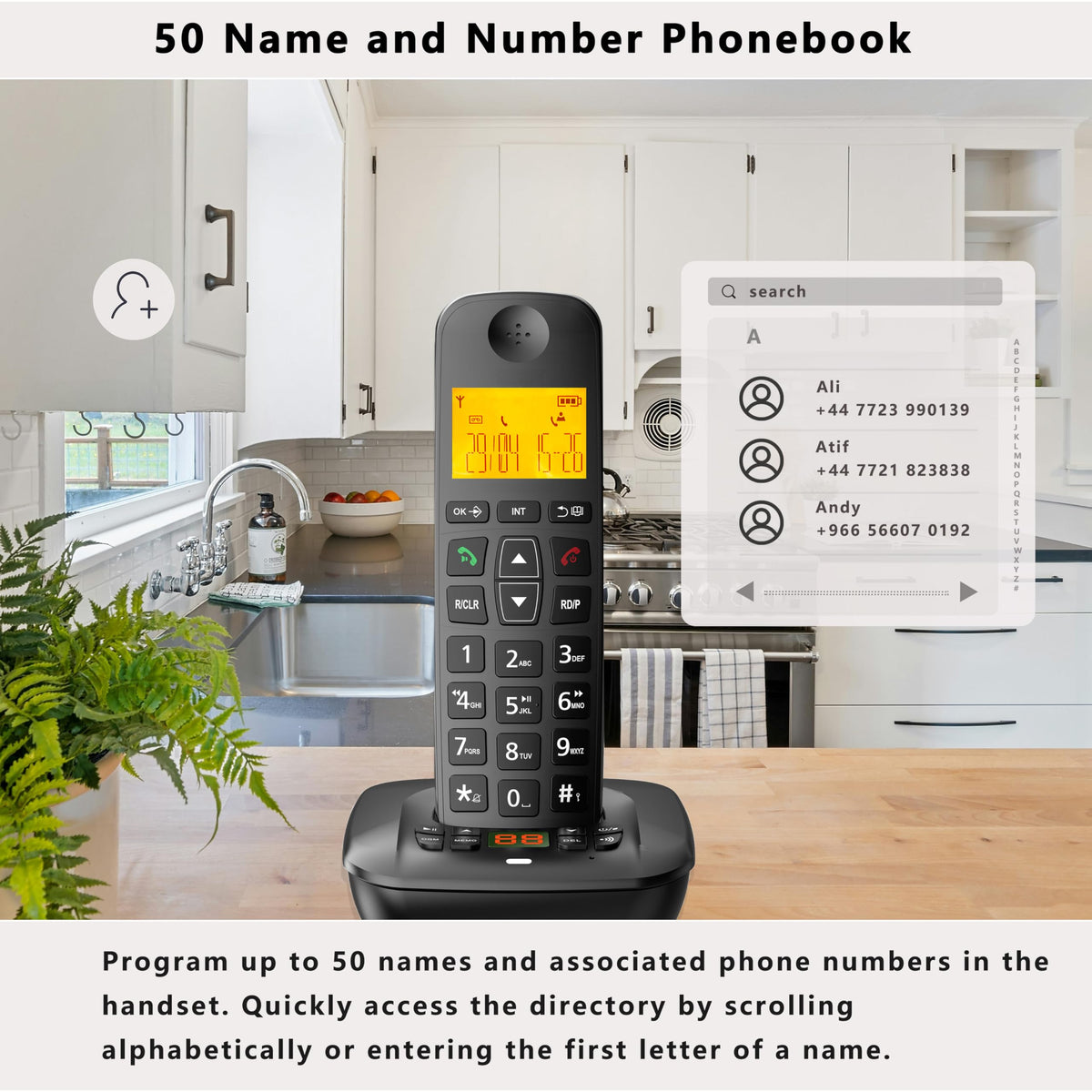 DECT Cordless Phone with Answering Machine B4075