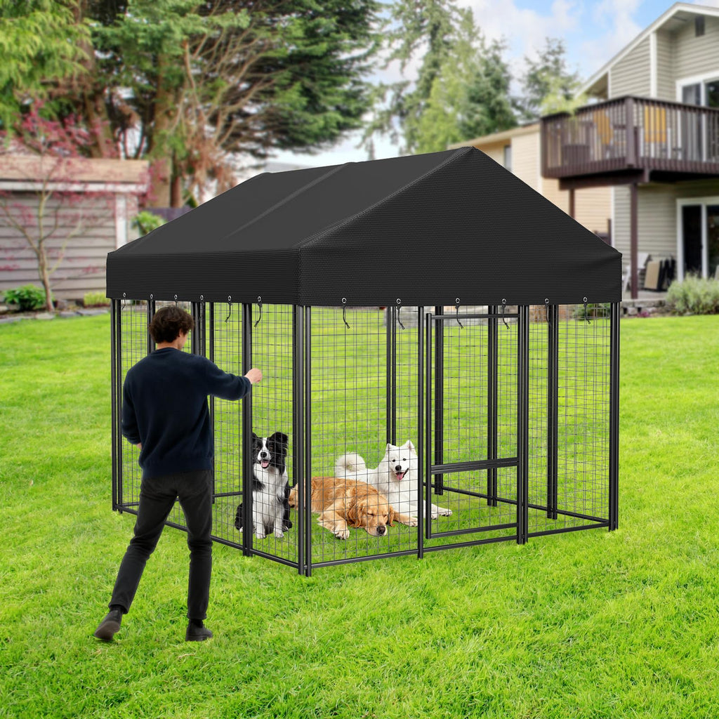Heavy Duty Waterproof UV Resistant Dog Kennel Cover D772