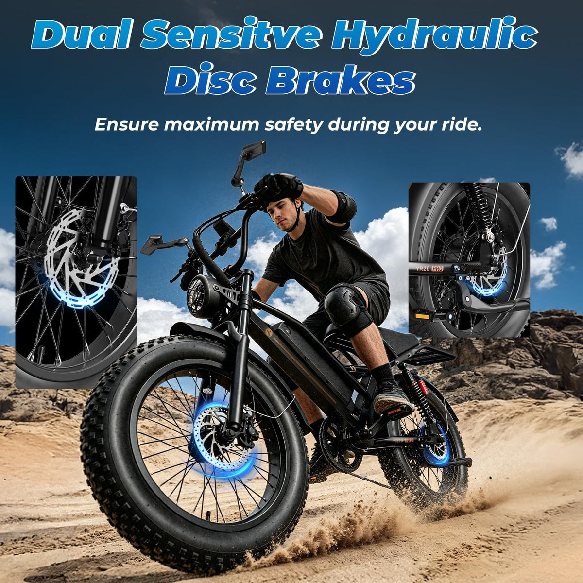 Electric Bike, 3000W Peak, 90 Miles & 38MPH J78502