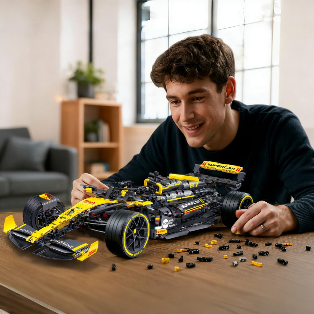 1:8 Scale 1650+ PCS Racing Car Building Kit B415