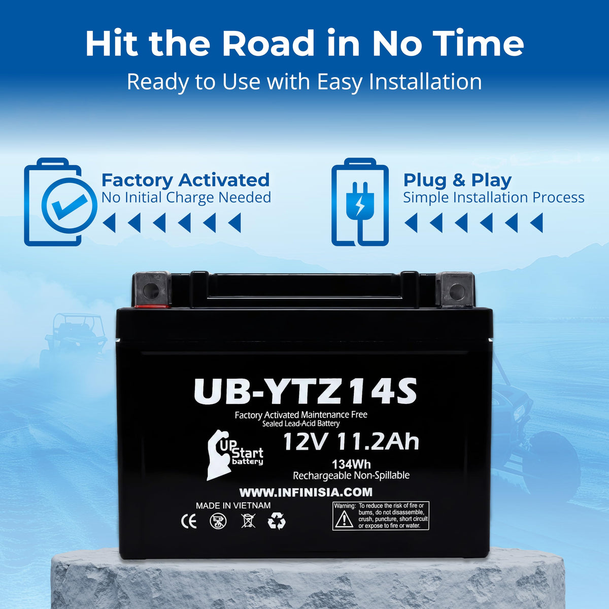 12V 11.2Ah Battery O46622