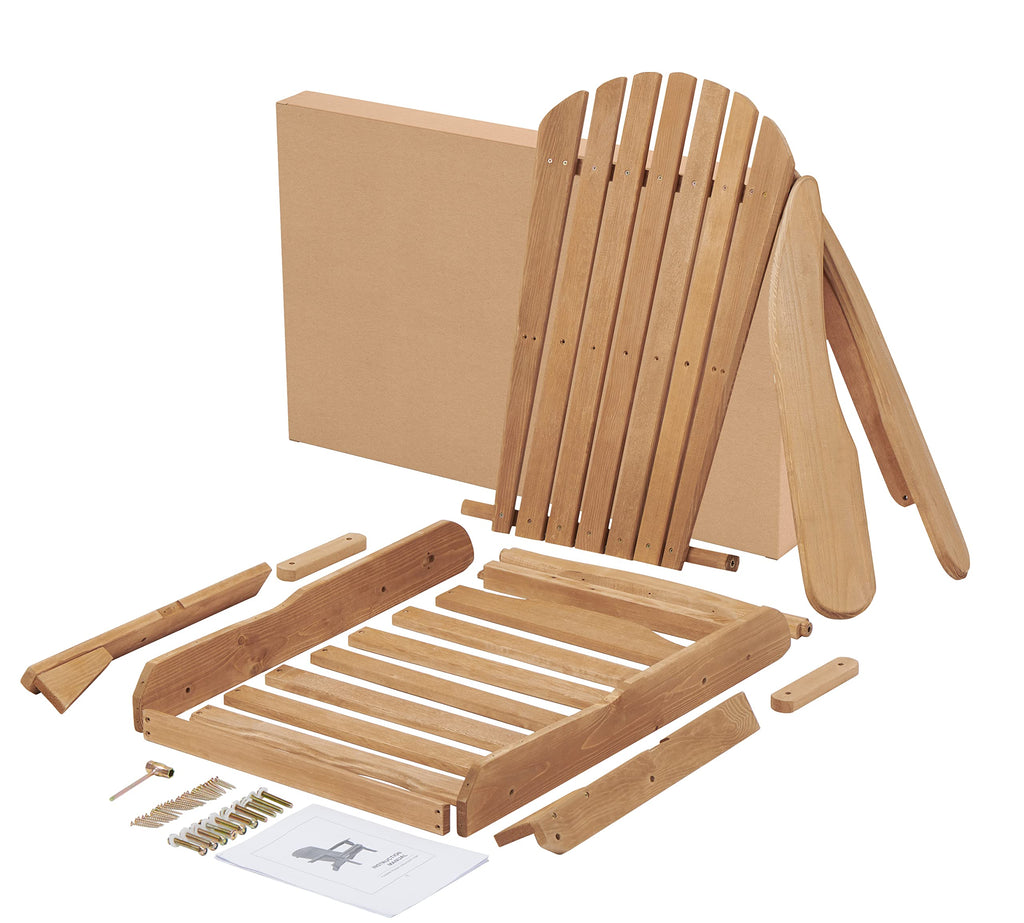 Cedar Folding Adirondack Chair Set of 2 I8079