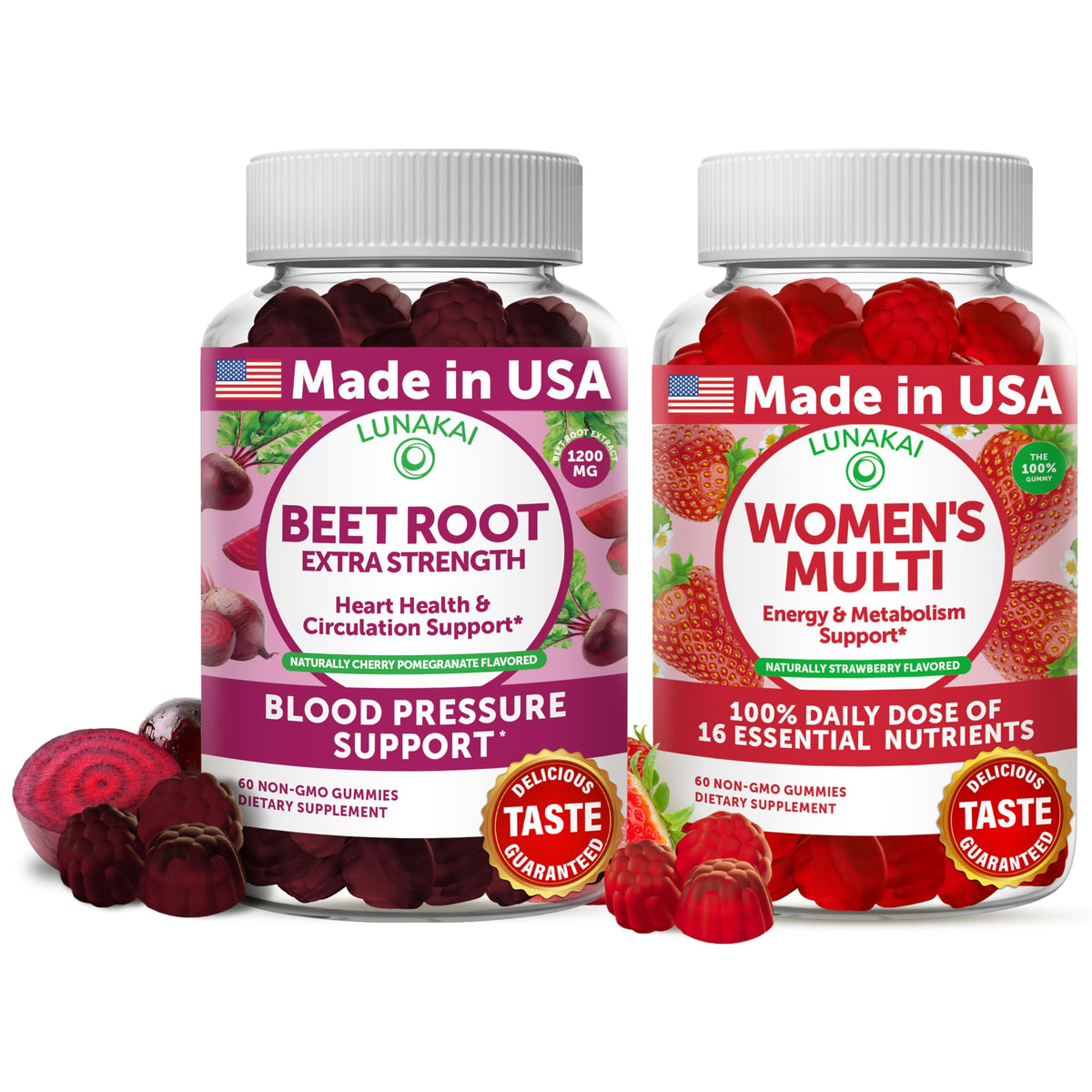 Beet Root and Multivitamin Gummies H1903