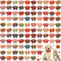 100 Pcs Fall Dog Bow Ties Y1034