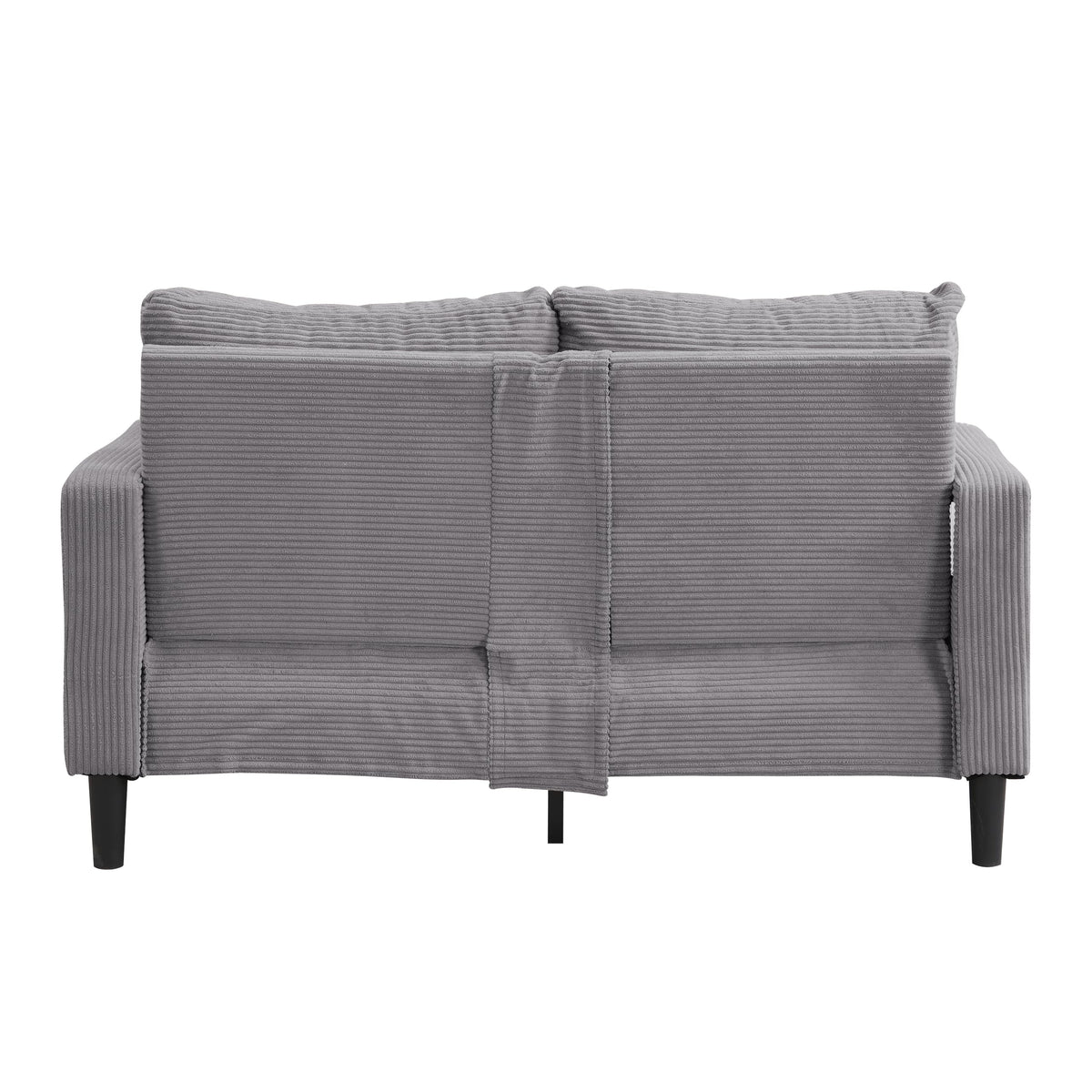 Light Gray Upholstered Loveseat Sofa N585002