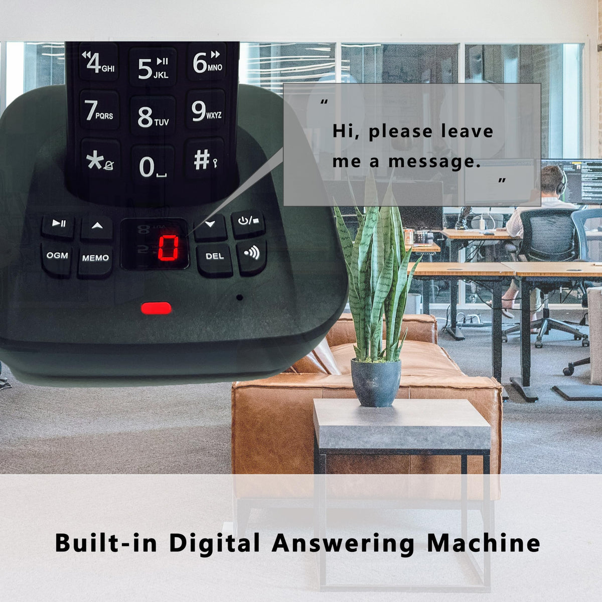 DECT Cordless Phone with Answering Machine B4075