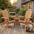Cedar Folding Adirondack Chair Set of 2 I8079