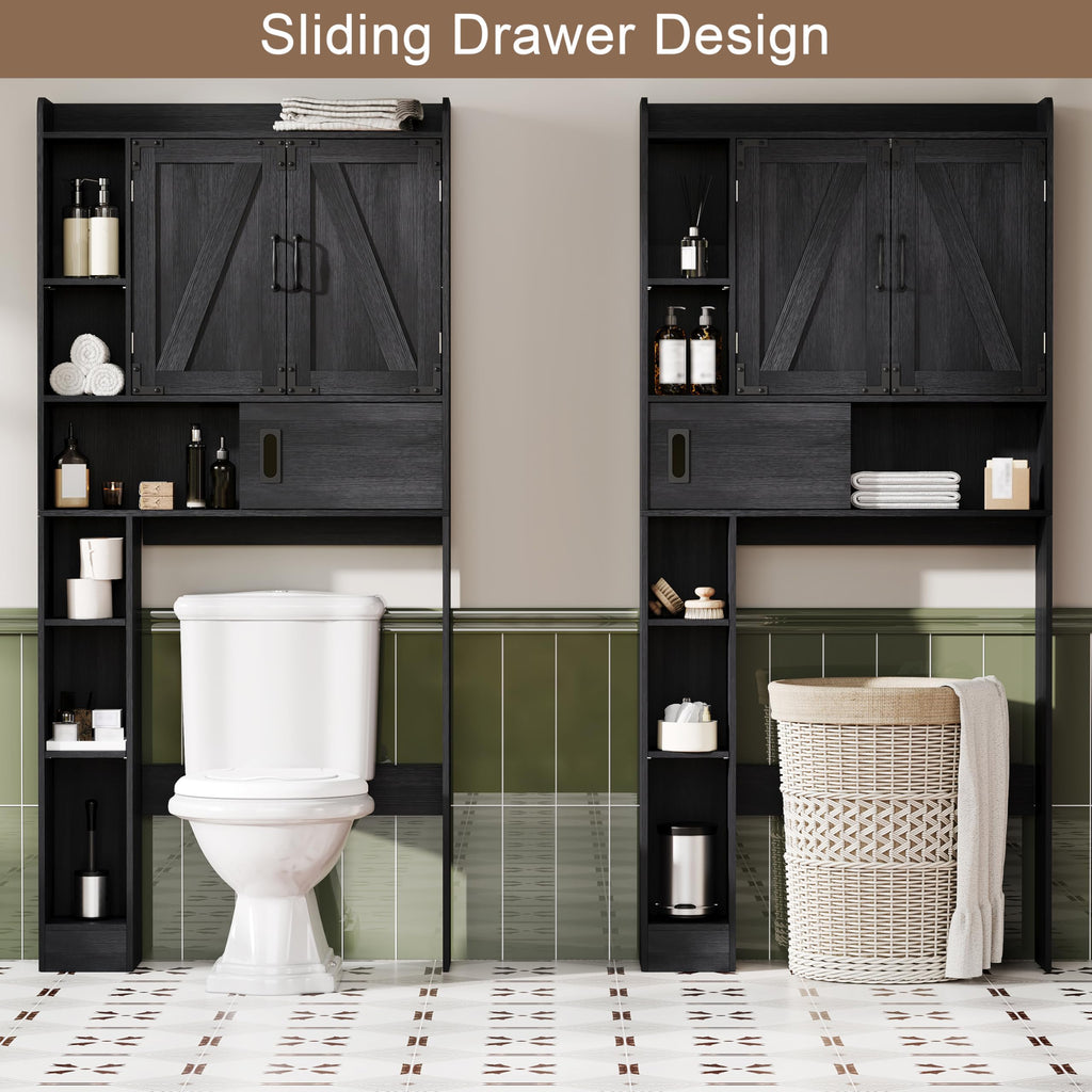 Over The Toilet Storage Cabinet with Sliding Door I2532