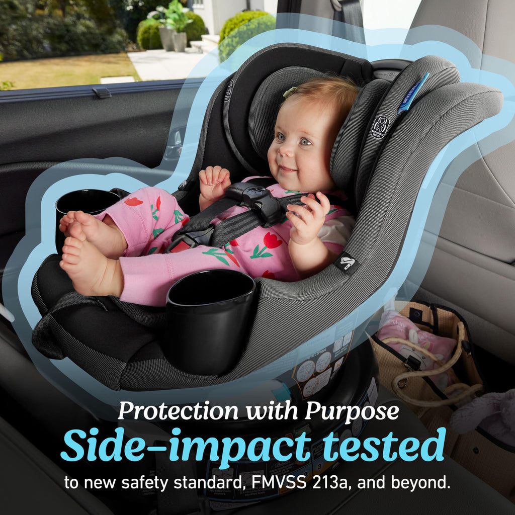 2-in-1 Rotating Convertible Car Seat Y617